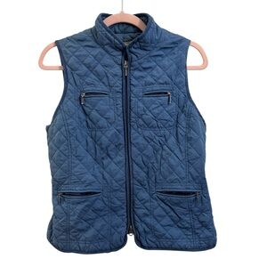 Croft & Barrow Quilted Blue Vest
